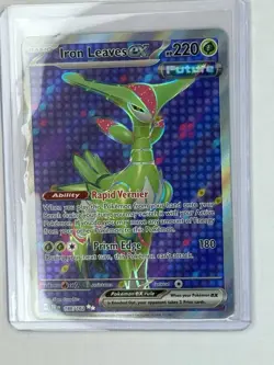 Pokemon Iron Leaves ex 186/162 Sv05: Temporal Forces Holo - Image 2