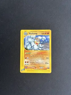 Pokemon Card Skyridge E Series Machamp 16/144 WOTC Near Mint NM - Image 2