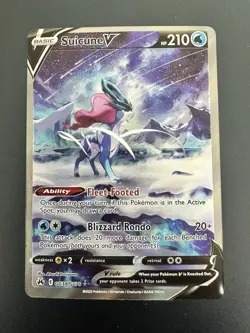 Pokemon TCG Suicune V Full Art Crown Zenith Ultra Rare Card GG38/GG70 - Image 1