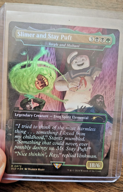 MTG PLAYING CARD Secret Lair Slimer And Stay Puft - Yargle and Multani 0872 - Image 1