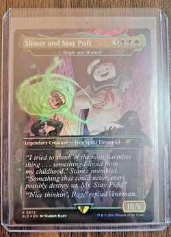 MTG PLAYING CARD Secret Lair Slimer And Stay Puft - Yargle and Multani 0872 - Image 2