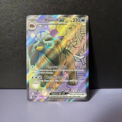 Pokemon Card Arvens Mabosstiff EX 218/182 Destined Rivals Rare Near Mint - Image 1