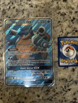 JUMBO OVERSIZED Blastoise GX - (Black Star Promos) SM189 Promo Cards Holo - Image 1