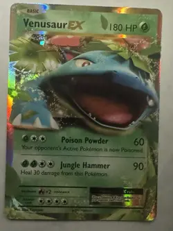 Venusaur EX 1/108 Holo XY Evolutions Pokemon Card - Image 2