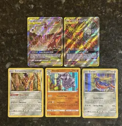 Pokemon (5 Card) Lot - Vintage, Mid-Era, Modern, IR, SIR, Promos, Holo Rares - Image 1