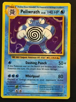 POKEMON CARD Poliwrath 25/108 Evolutions Holo Mint Pack Fresh Free P&P - Image 1