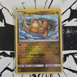 Pokemon Dragonite Sm-Unified Minds Reverse Holo Stage 2 Card 151/236 160 HP Rare - Image 1