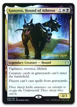 Kunoros, Hound of Athreos #222 (Foil) (NM) Prerelease Cards PRE Magic MTG - Image 1