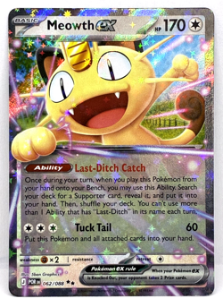 Meowth ex - 062/088- Pokemon TCG Perfect Order Double Rare Pokemon Card - Image 1