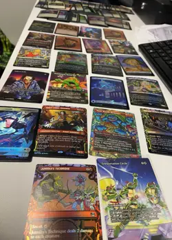 MTG TMNT Card Lot, Foils/holo, Full Art, Art Series, Rares, Magic The Gathering - Image 1