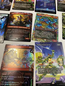MTG TMNT Card Lot, Foils/holo, Full Art, Art Series, Rares, Magic The Gathering - Image 5