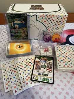 Pokemon TCG 151 ETB NO PACKS Includes SEALED SNORLAX PROMO CARD - Image 1