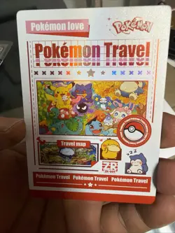Pokemon Mengka Card Travel Holo Pikachu, Gastly, Squirtle, Psyduck, Snorlax - Image 1