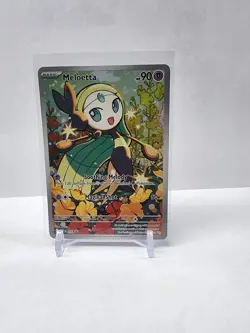 Pokemon TCG Meloetta MEP 026 Mega Battle Deck Black Star Promo Card - NM - Image 1