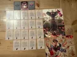 Lorcana - Reign Of Jafar Lore Book 19 Lore Cards Three Art Cards Puzzle 40 Card - Image 1