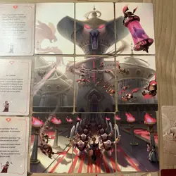 Lorcana - Reign Of Jafar Lore Book 19 Lore Cards Three Art Cards Puzzle 40 Card - Image 4