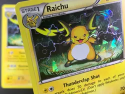 Raichu 49/162 Rare Breakthrough Rare Pokemon Card 2015 NonHolo & Holo - Image 2