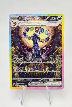 Pokemon TCG Prismatic Evolutions Umbreon EX Card 161/131 SIR - Image 1