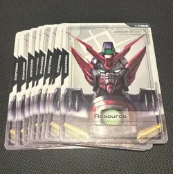 Gundam Epyon Gundam Resource Card English C - Common Set of 10x - Image 1