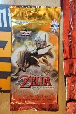 Legend Of Zelda Twilight Princess Trading Card Sealed Booster Pack Enterplay NEW - Image 1