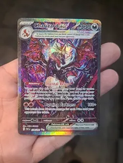 Pokemon TCG Charizard EX Paldean Fates Card 234/091 Special Illustration Rare - Image 2