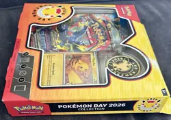 Pokemon Day 2026 Collection Box Pikachu Promo Card Coin Booster Packs English - Image 4