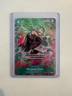 OP15 Roronoa Zoro Treasure Rare TR Super Rare PRERELEASE NM - Image 1