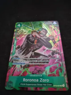 OP15 Roronoa Zoro Treasure Rare TR Super Rare PRERELEASE NM - Image 1