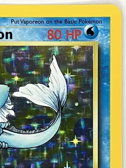 Vaporeon NM 12/64 Unlimited Jungle Pokemon TCG Holo - Image 3
