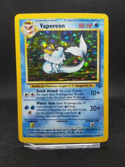 Vaporeon - Holo - 12/64 - LP - LIGHT PLAY - TCG - Jungle - Pokemon - Image 1