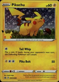 Pikachu - SWSH039 (General Mills) Promo Miscellaneous Cards & Products SWSH039 N - Image 1