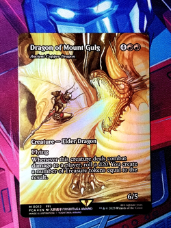 Dragon of Mount Gulg (Final Fantasy) NM Showcase *foil* MTG#012 Ancient Copper - Image 1