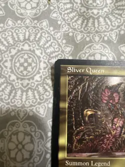 Mtg 🔥🔥 Sliver Queen 🔥🔥 Stronghold DAMAGED🌟 VINTAGE Magic The Gathering - Image 2