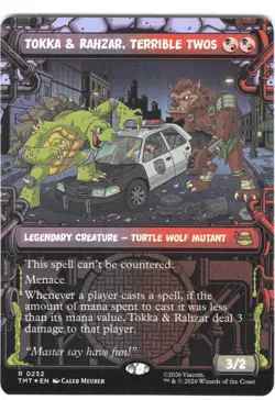 Tokka & Rahzar, Terrible Twos #252 Teenage Mutant Ninja Turtles Showcase Foil R - Image 1
