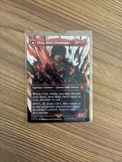 MTG Final Fantasy English Clive, Ifrit's Dominant Borderless 0318 Non-Foil - Image 1