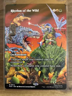 Rhythm of the Wild (Borderless) - 0012 - Regular- PZA - TMNT - NM - - Image 1
