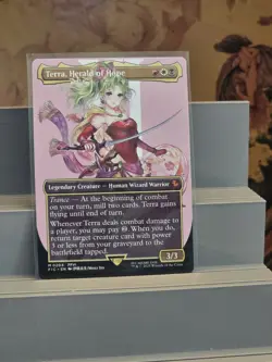 Terra, Herald of Hope (Borderless) - 0204 - Final Fantasy MTG - NM/M SHIPS NOW - Image 1