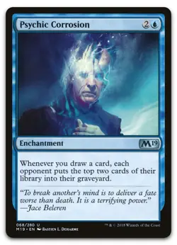 Psychic Corrosion #68 (LP) Core Set 2019 M19 Magic MTG - Image 1
