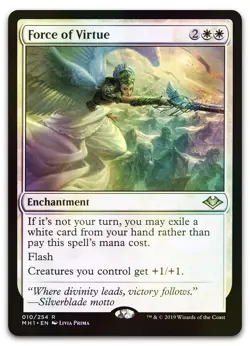 Force of Virtue #10 (Foil) (NM) Modern Horizons MH1 Magic MTG - Image 1
