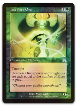 Heedless One #265 (Foil) (LP) Onslaught ONS Magic MTG - Image 1