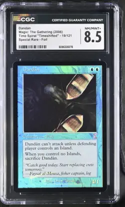 DANDAN Timeshifted Foil CGC 8.5 MTG [Nostalgium] - Image 1