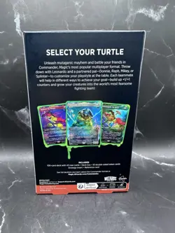 Teenage Mutant Ninja Turtles Commander Deck Turtle MTG Factory Sealed new Precon - Image 2
