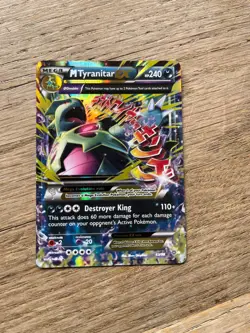 M Tyranitar EX 43/98 XY - Ancient Origins Holo pokemon card - Image 1