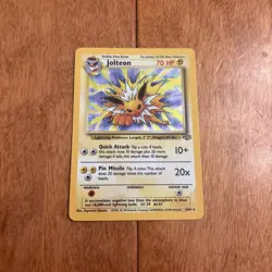 Pokemon Jolteon 4/64 Jungle Holo LP Holo Rare Unlimited - Image 1