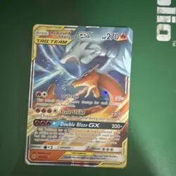 Pokemon Reshiram & Charizard GX 20/214 Sm-Unbroken Bonds TAG TEAM Ultra Rare Ho… - Image 1
