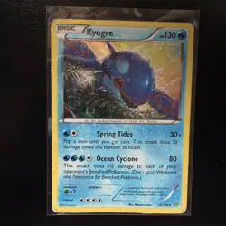 Kyogre 53/160 Cracked Ice Holo Rare Promo Primal Clash Pokemon Card TCG - Image 1