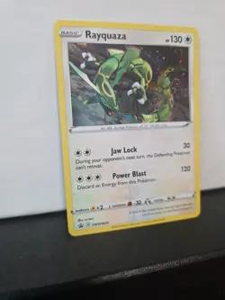 Pokemon TCG Promo SWSH029 Cosmos Holographic Rayquaza Near Mint VERY CLEAN - Image 2