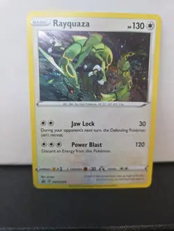 Pokemon TCG Promo SWSH029 Cosmos Holographic Rayquaza Near Mint VERY CLEAN - Image 3