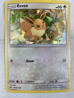 Eevee - (Let's Play, Eevee!) (Cracked Ice Holo) 155/214 Common Pokemon NM - Image 1