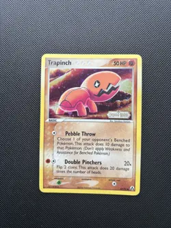 Pokemon Card EX Legend Maker Reverse Holo Trapinch 67/92 Stamped - Image 1